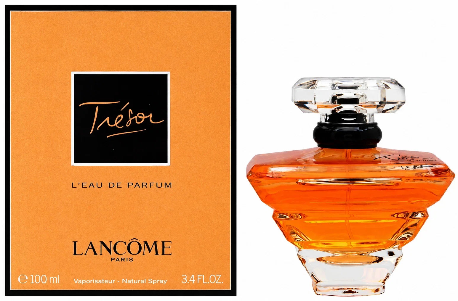 Lancôme Trésor Eau de Parfum Spray for Women 3.4 oz / 100ml Floral Amber Long Lasting Fragrance