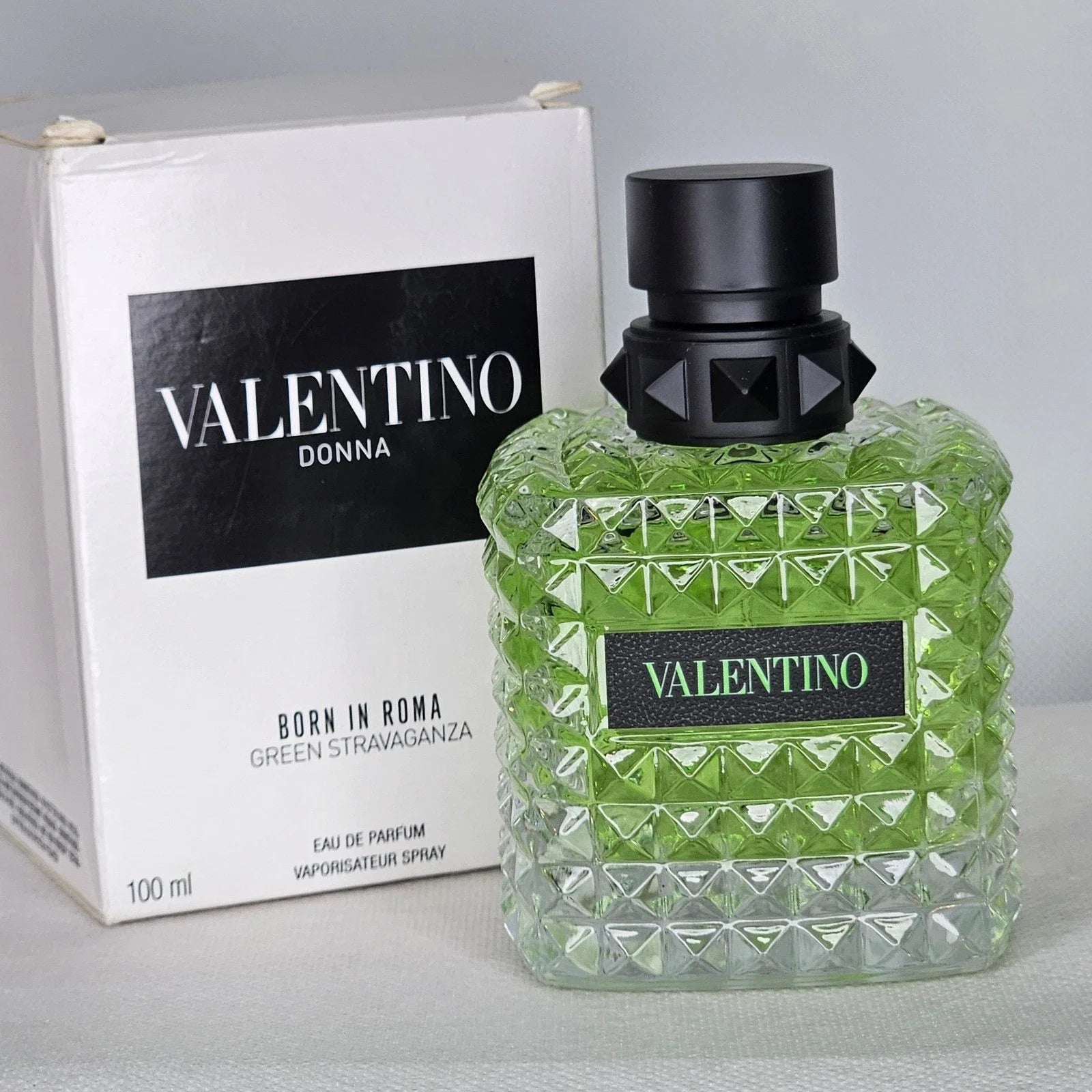 Valentino Donna Born In Roma Green Stravaganza Eau de Parfum 3.4 Oz / 100ml for Women | Floral Luxury Fragrance