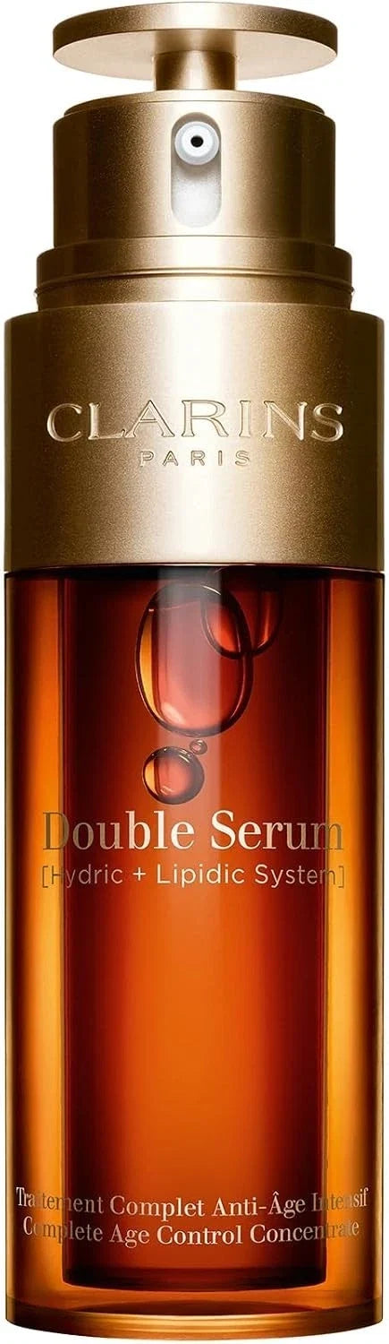 Clarins Double Serum Complete Age Control Concentrate 1.7 Oz / 50ml | Hydrating & Revitalizing Facial Serum