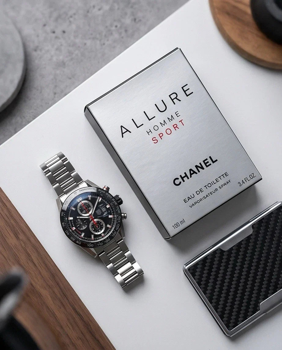 Chanel Allure Homme Sport Eau de Toilette 3.4 Oz / 100ml for Men | Fresh Long Lasting Fragrance