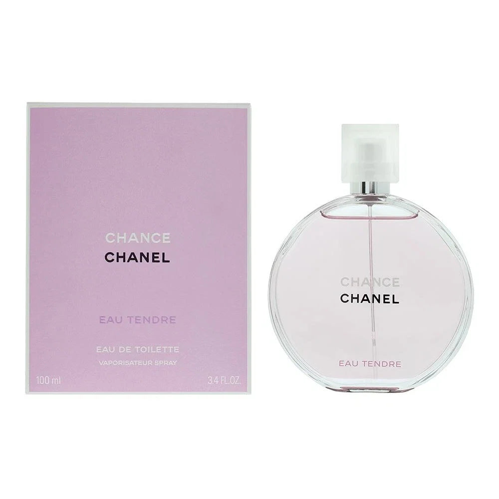 Chanel Chance Eau Tendre Eau de Parfum 3.4 Oz / 100ml for Women | Fresh Floral Luxury Fragrance